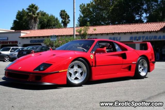 Ferrari F40 spotted in Calabasas, California