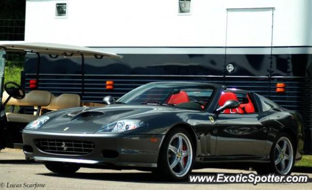 Ferrari 575M spotted in Mont Tremblant, Canada