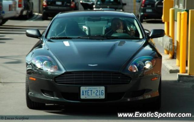 Aston Martin DB9 spotted in Yorkville, Canada