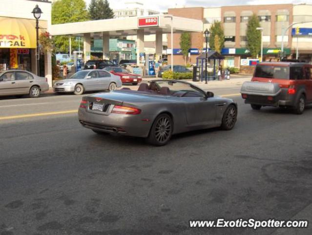 Aston Martin DB9 spotted in Vancouver, Canada