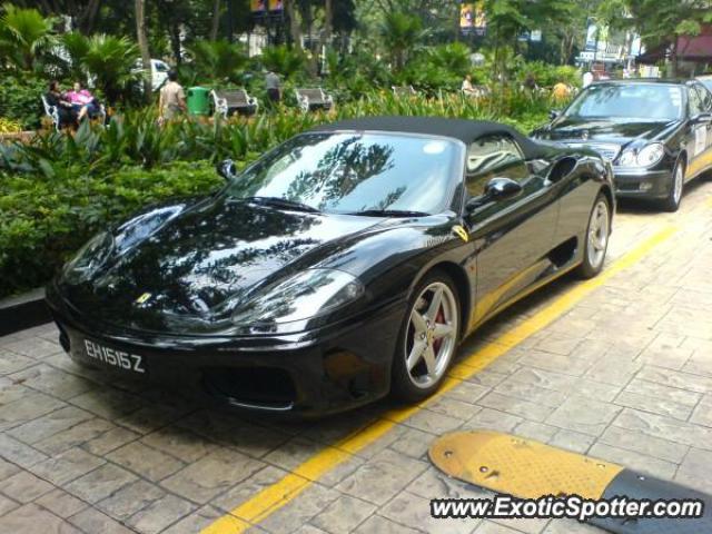 Ferrari 360 Modena spotted in Orchard, Singapore