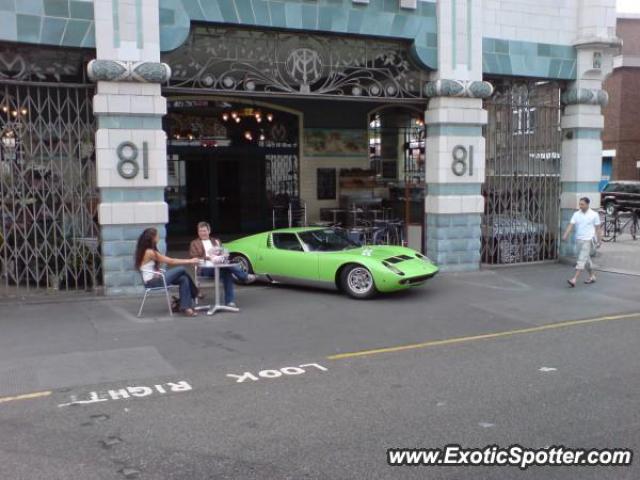 Lamborghini Miura spotted in London, United Kingdom