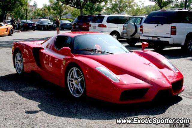 Ferrari Enzo spotted in Calabasas, California