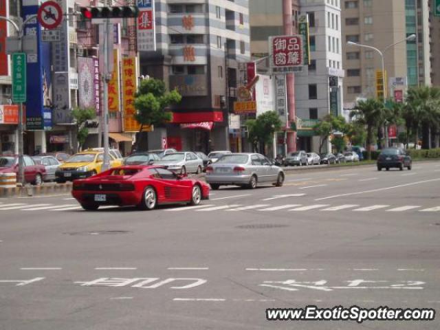 Ferrari Testarossa spotted in Taichung, Taiwan