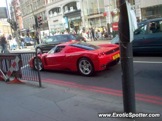 Ferrari Enzo spotted in London, United Kingdom