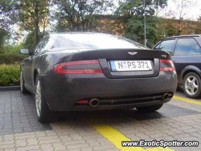 Aston Martin DB9 spotted in Lodz, Poland