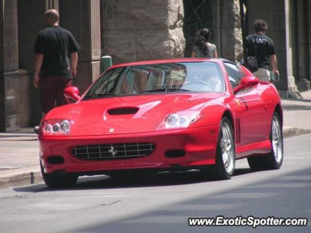 Ferrari 575M spotted in Montreal, (Prov. Quebec), Canada