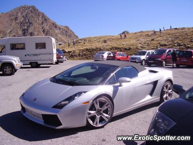 Lamborghini Gallardo spotted in Timmelsjoch, Austria