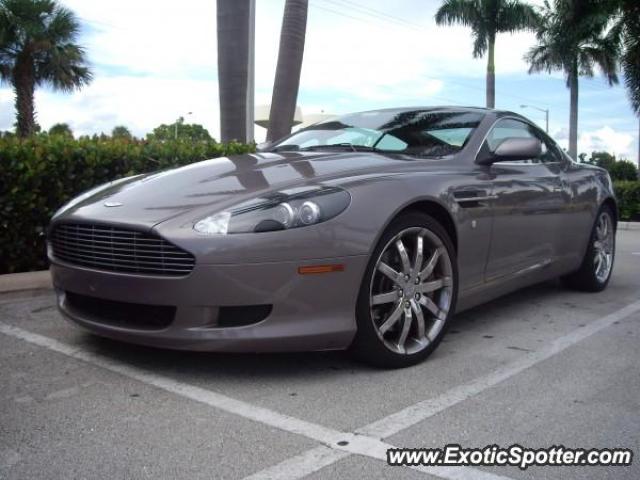 Aston Martin DB9 spotted in Boca Raton, Florida