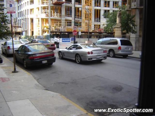 Ferrari 550 spotted in Chicago, Illinois