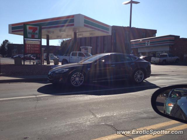 Tesla Model S spotted in Centennial, Colorado