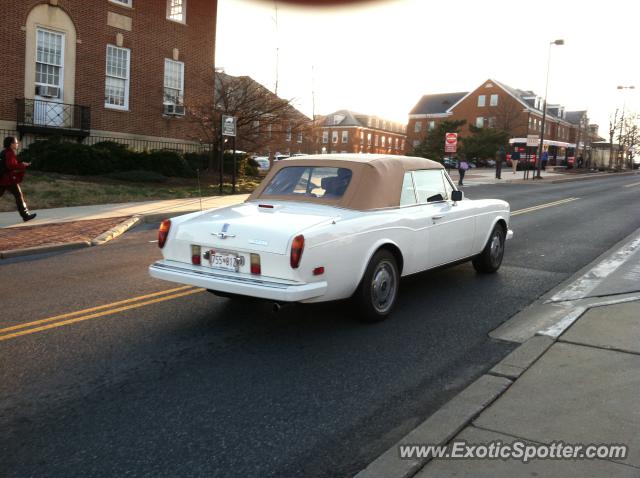 Rolls Royce Corniche spotted in College Park, Maryland