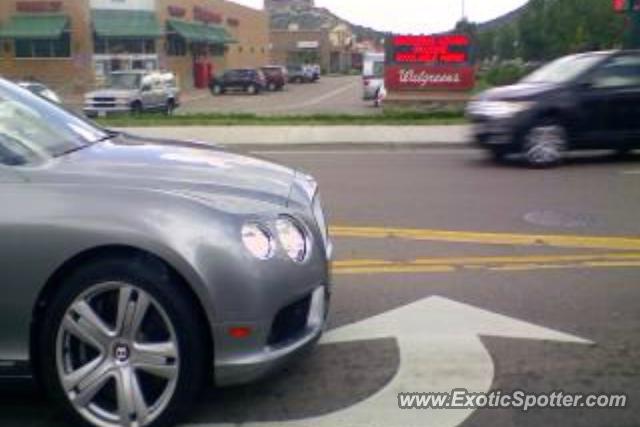 Bentley Continental spotted in Castle Rock, Colorado