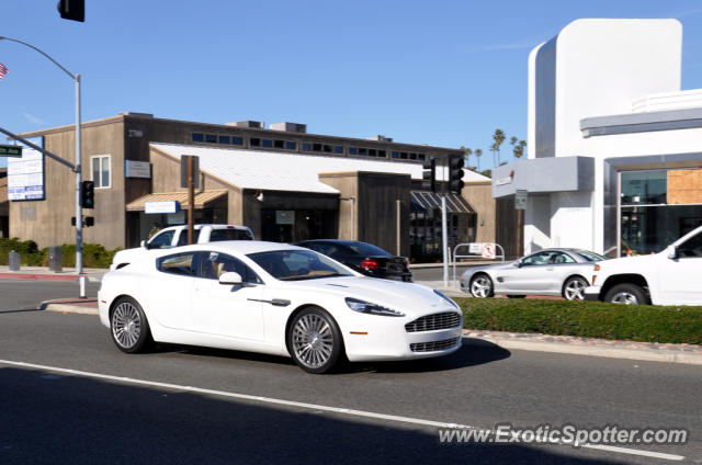 Aston Martin Rapide spotted in Newport Beach, California