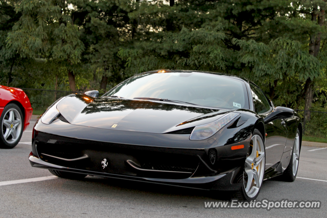 Ferrari 458 Italia spotted in Saratoga Springs, New York