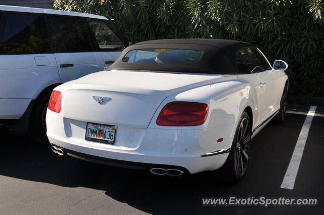 Bentley Continental spotted in Newport Beach, California