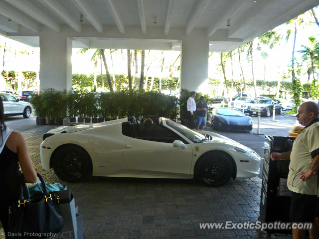 Ferrari 458 Italia spotted in Bal Harbour, Florida
