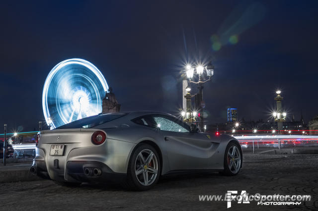 Ferrari F12 spotted in Paris, France