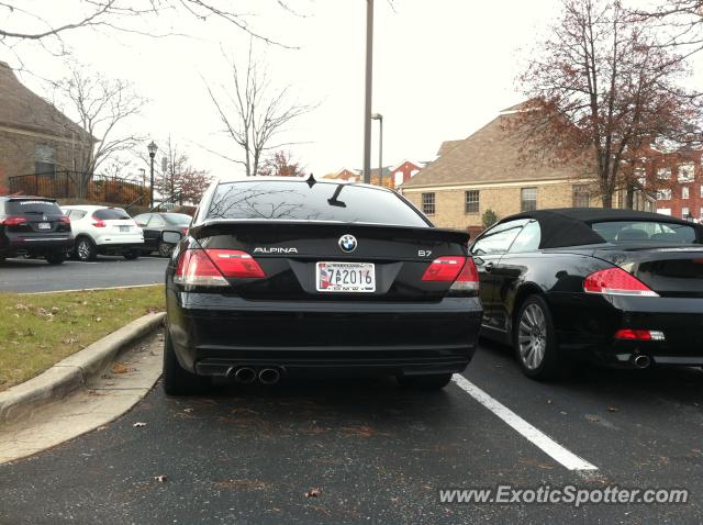 BMW Alpina B7 spotted in Laurel, Maryland