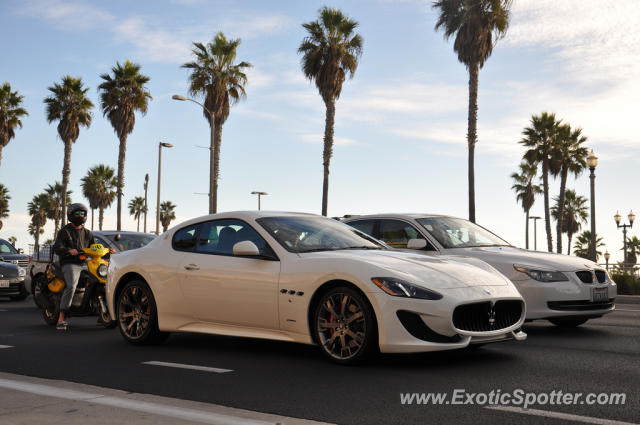 Maserati GranTurismo spotted in Huntington Beach, California