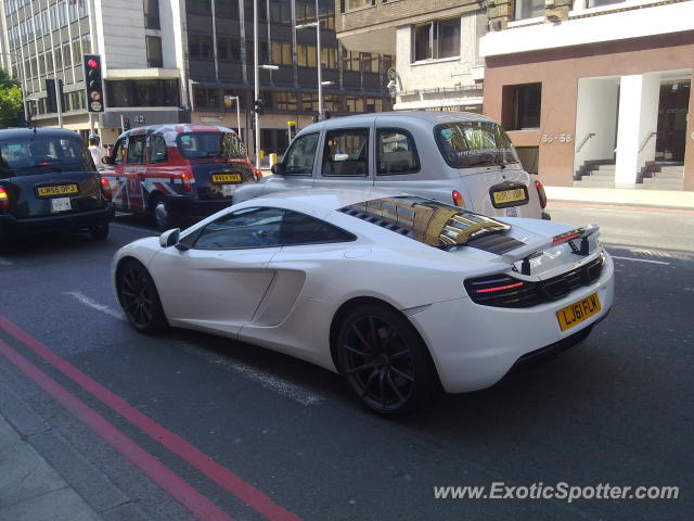 Mclaren MP4-12C spotted in London, United Kingdom