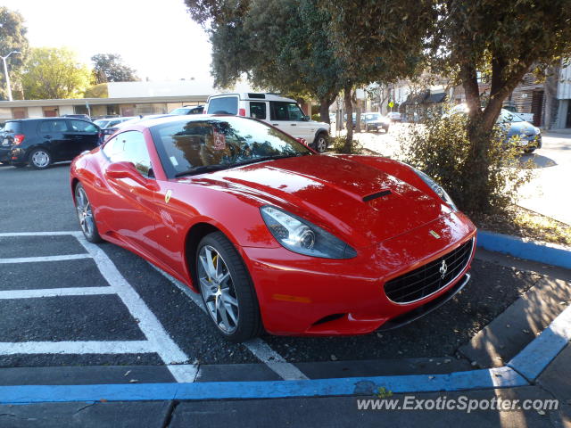 Ferrari California spotted in Palo Alto, California