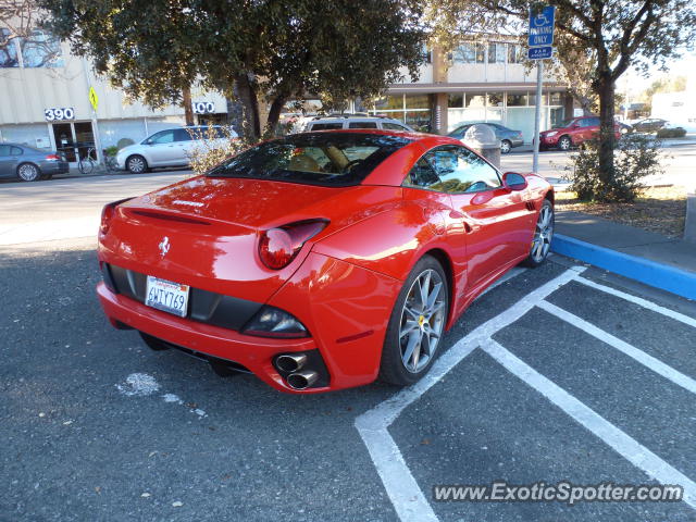 Ferrari California spotted in Palo Alto, California