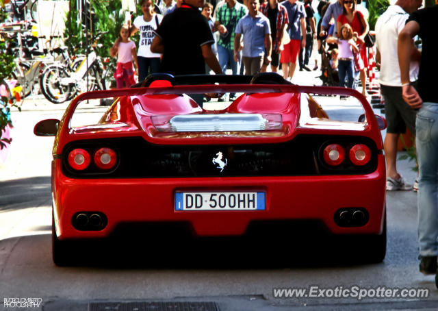 Ferrari F50 spotted in Conegliano, Italy