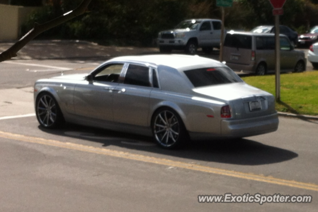 Rolls Royce Phantom spotted in Rancho Santa Fe, California