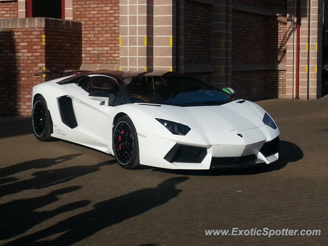 Lamborghini Aventador spotted in Braintree, United Kingdom