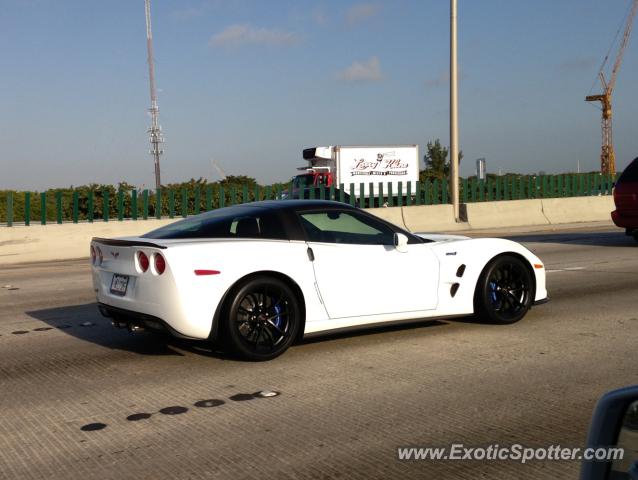 Chevrolet Corvette ZR1 spotted in Fort Lauderdale, Florida