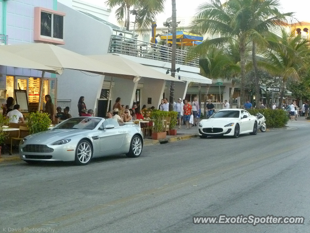 Aston Martin Vantage spotted in Miami Beach, Florida