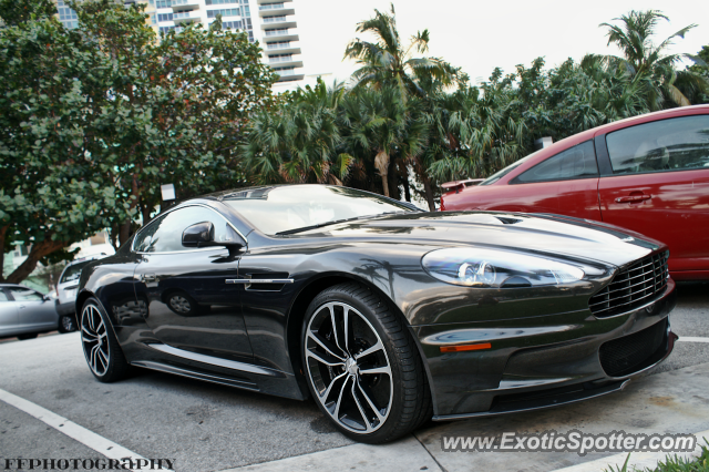 Aston Martin DBS spotted in Miami, Florida