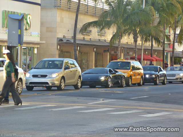 Lamborghini Murcielago spotted in Miami Beach, Florida