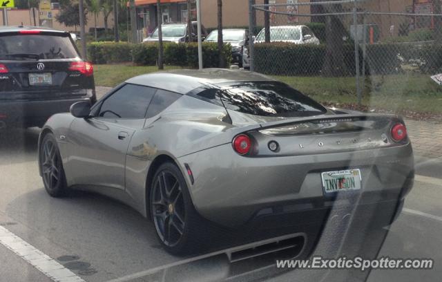 Lotus Evora spotted in Fort Lauderdale, Florida