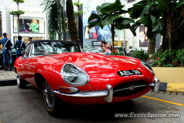 Jaguar E-Type spotted in Kuala Lumpur, Malaysia