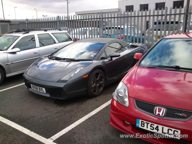 Lamborghini Gallardo spotted in Hinkley, United Kingdom
