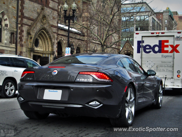 Fisker Karma spotted in Boston, Massachusetts