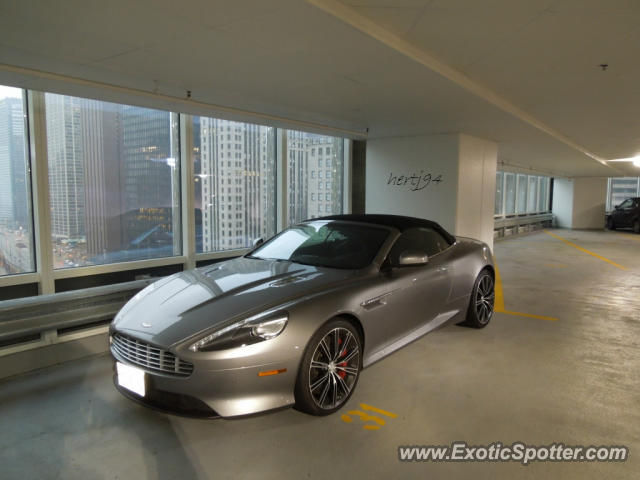 Aston Martin Virage spotted in Chicago, Illinois