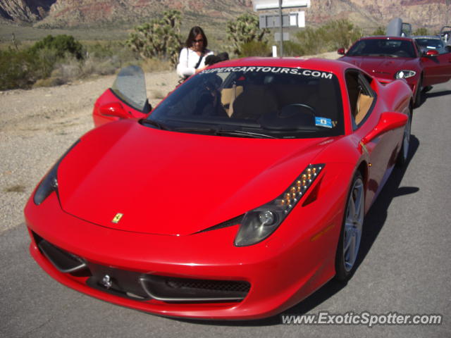 Ferrari 458 Italia spotted in Las Vegas, Nevada