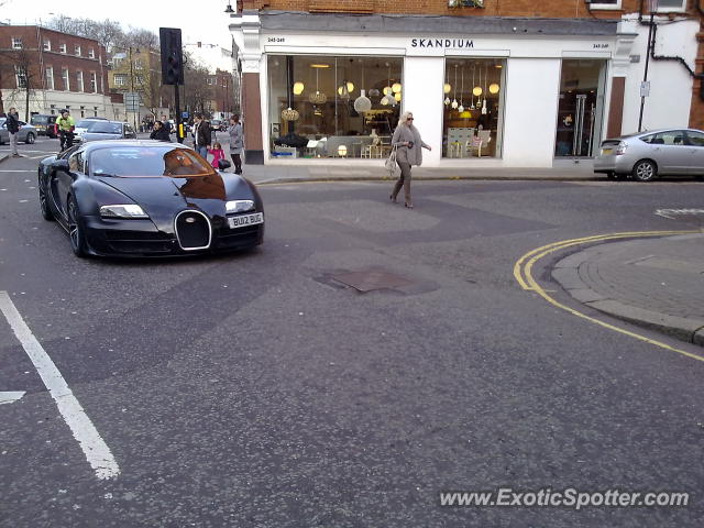 Bugatti Veyron spotted in London, United Kingdom