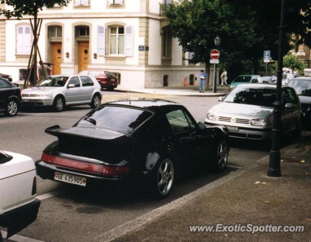 Porsche 911 spotted in Geneva, Switzerland