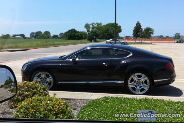 Bentley Continental spotted in Plano, Texas