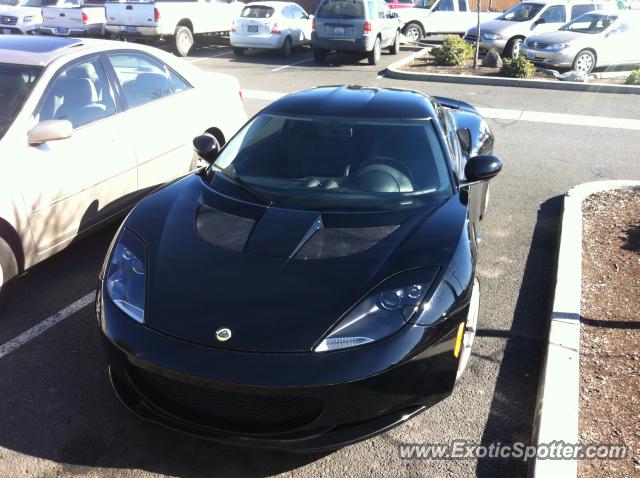 Lotus Evora spotted in Medford, Oregon