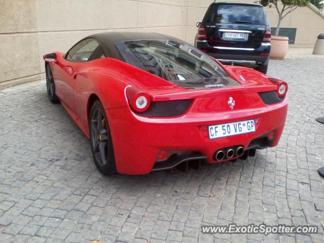 Ferrari 458 Italia spotted in Sandton, South Africa