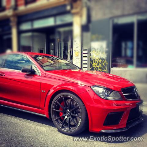 Mercedes C63 AMG spotted in Melbourne, Australia