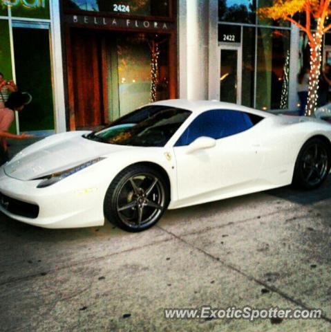Ferrari 458 Italia spotted in Dallas, Texas