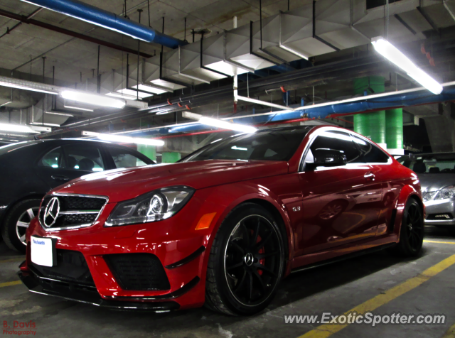 Mercedes C63 AMG spotted in Boston, Massachusetts