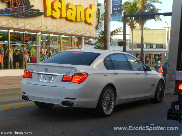 BMW Alpina B7 spotted in Miami Beach, Florida