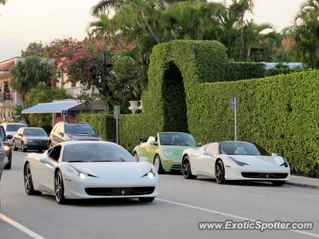 Ferrari 458 Italia spotted in Palm Beach, Florida